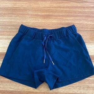 Navy Lululemon shorts size 8